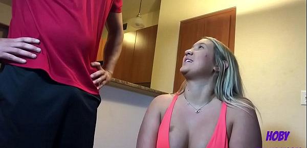  Thick Girl Gets a Rough Sloppy Face Fuck for Free Training